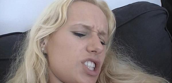  His hot blonde gf gets doggy-fucked by brother